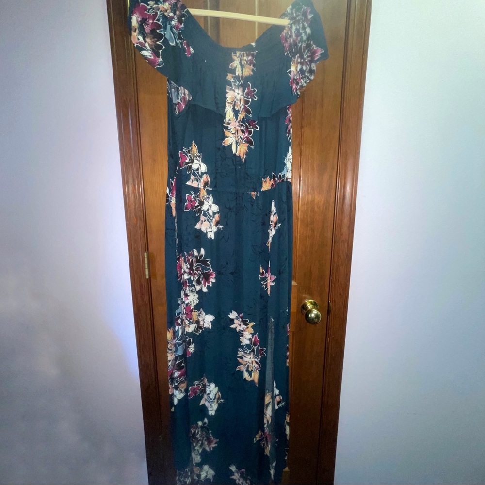 Off Shoulder Maxi Dress
